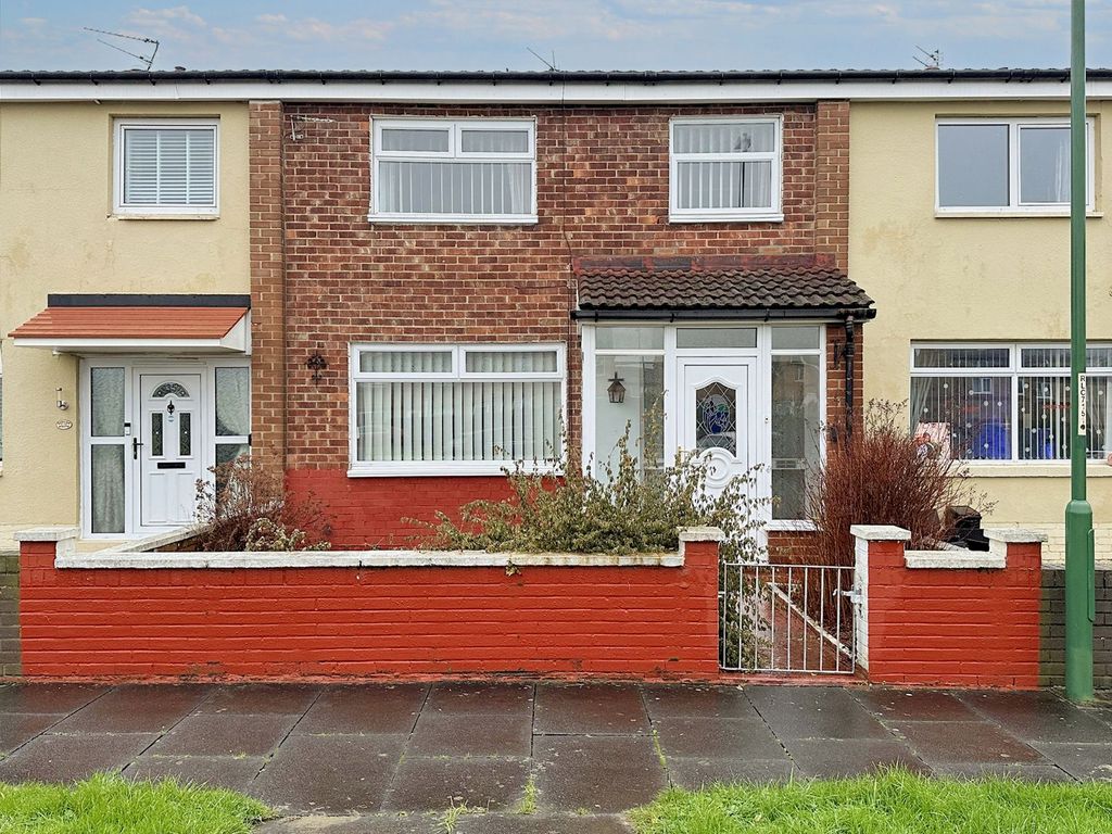 3 bed terraced house for sale in Ashbourne Road, Jarrow NE32, £80,000