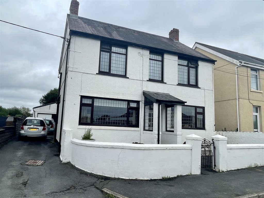 4 bed detached house for sale in Black Lion Road, Gorslas, Llanelli