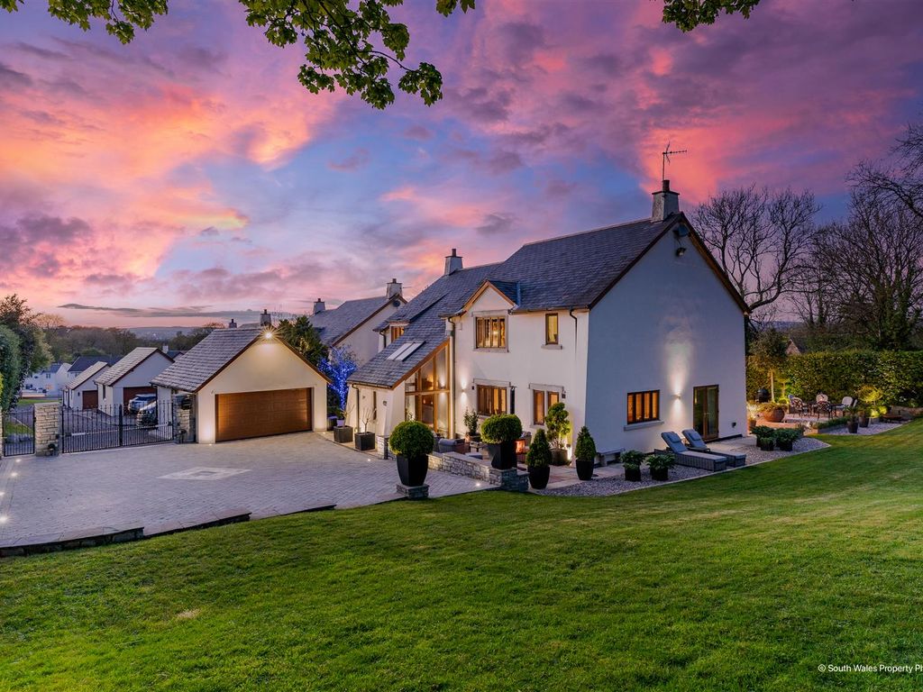 5 bed detached house for sale in Little Acre, Corntown, Bridgend CF35