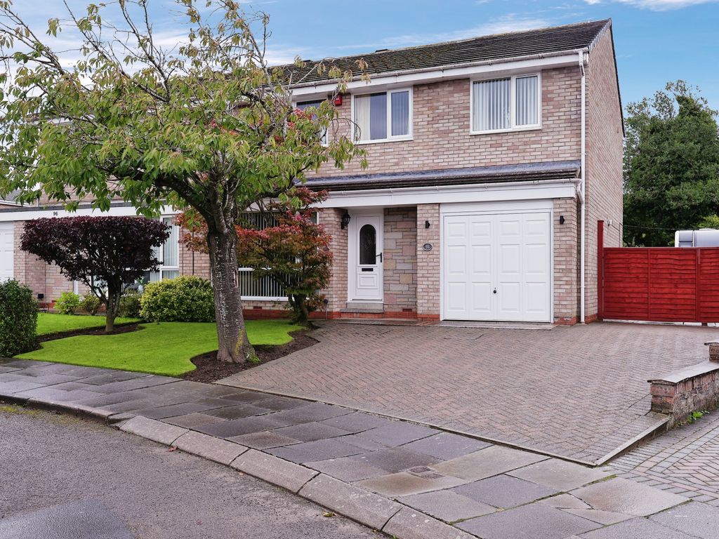 4 bed semidetached house for sale in Chesterholm, Carlisle, Cumbria