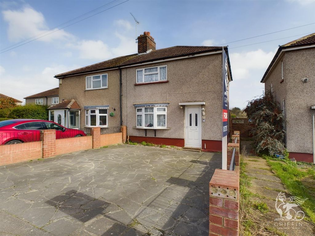 3 bed semidetached house for sale in Lytton Road, Grays RM16, £350,000
