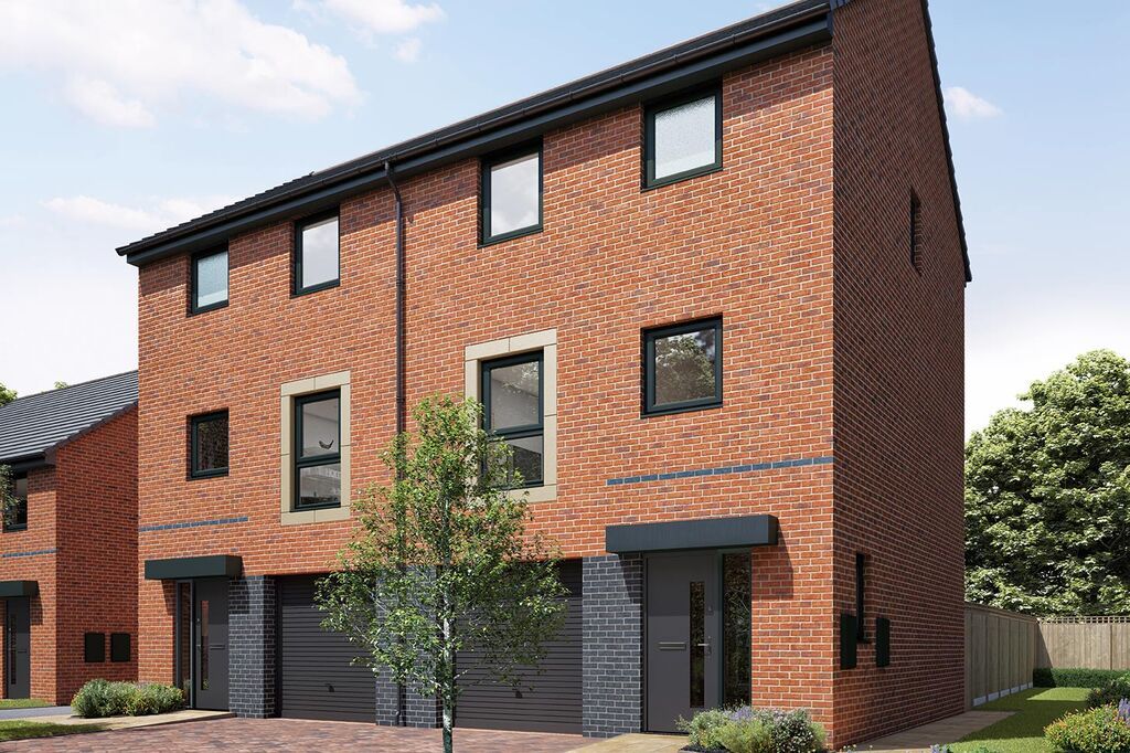 New home, 3 bed semidetached house for sale in "Lazenby" at West Dyke