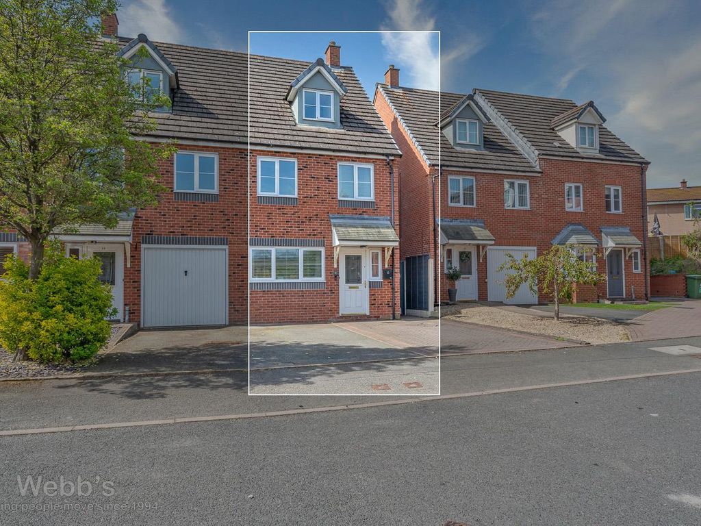 4 bed end terrace house for sale in The Lindens, Brereton, Rugeley WS15