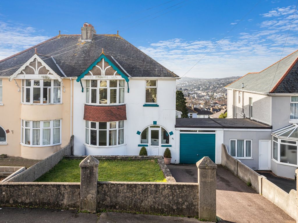 4 bed semidetached house for sale in Quinta Road, Torquay TQ1 Zoopla