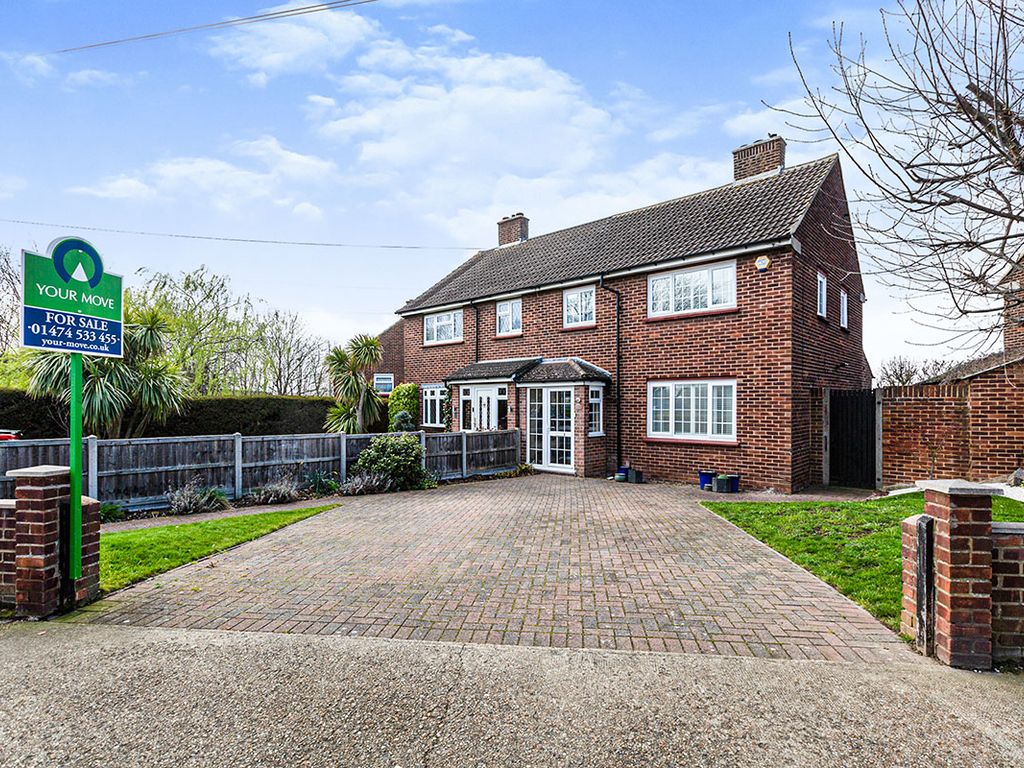3 bed semidetached house for sale in Hunt Road, Northfleet, Gravesend