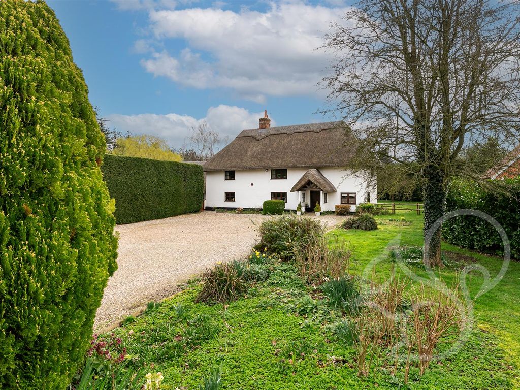 3 bed detached house for sale in Clay Hall Lane, Acton, Sudbury CO10, £