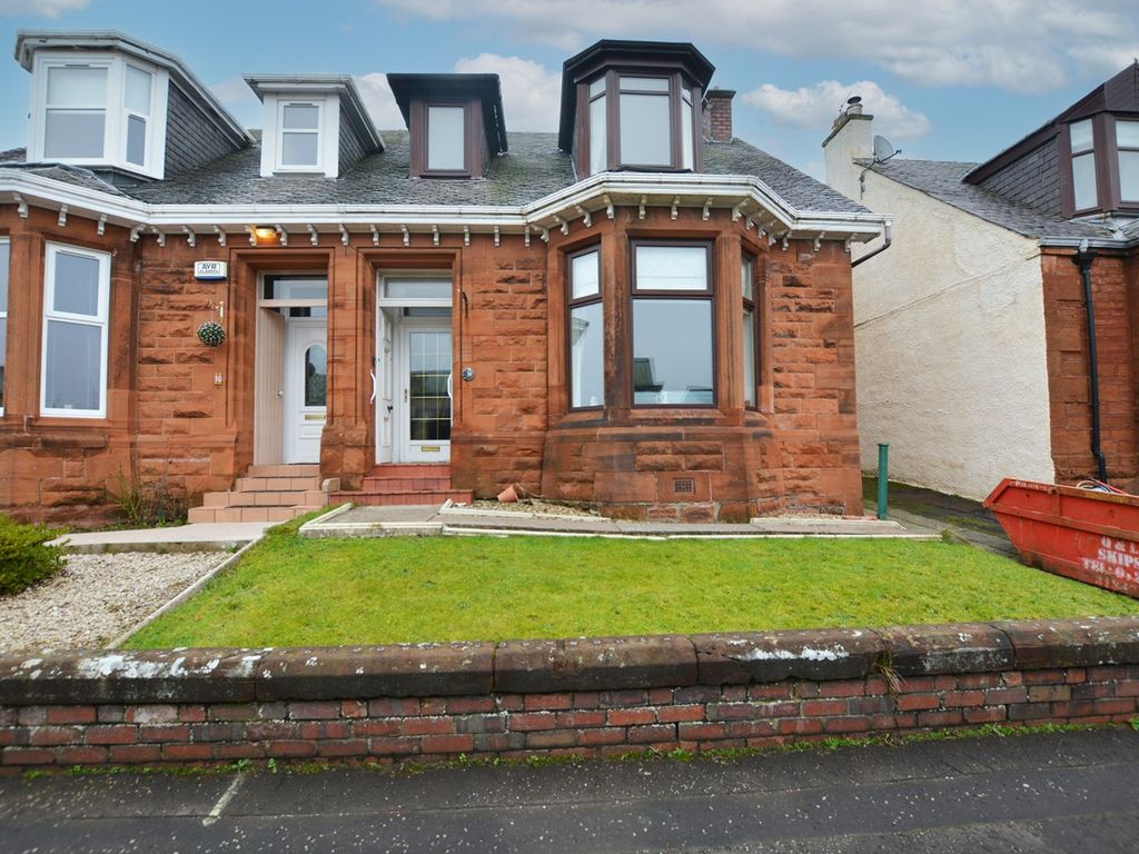 3 bed semidetached house for sale in Campbell Street, Darvel KA17, £