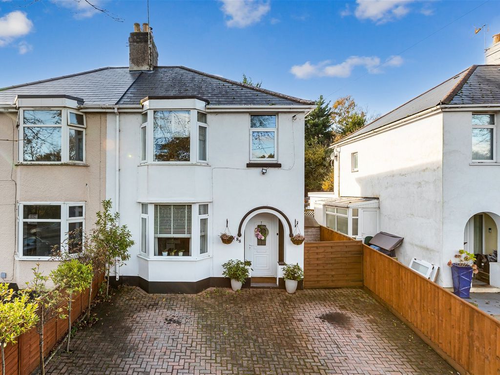 3 bed semidetached house for sale in Newton Road, Torquay TQ2, £