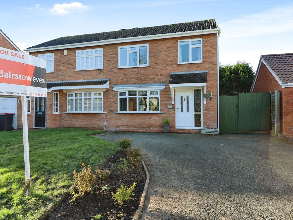 3 bed semidetached house for sale in Augustus Close, Coleshill