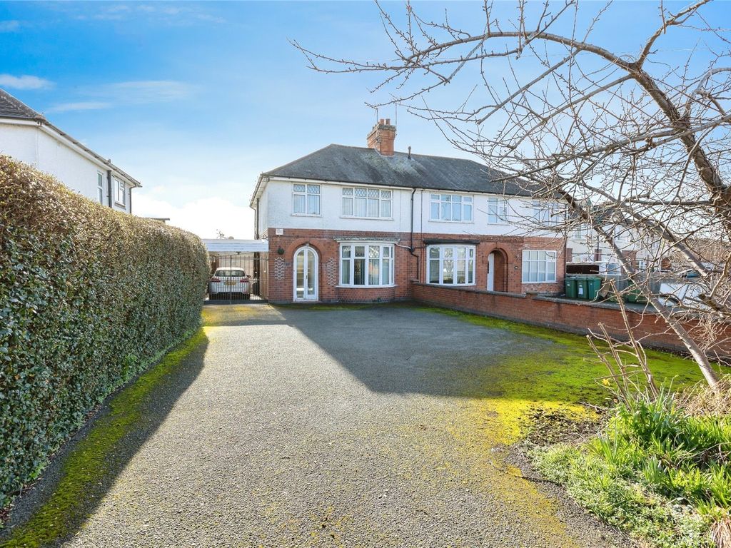 3 bed semidetached house for sale in Little Glen Road, Glen Parva