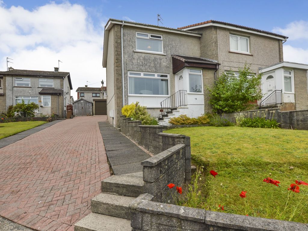 2 bed semidetached house for sale in 78 Dalry Road, Ardrossan KA22, £