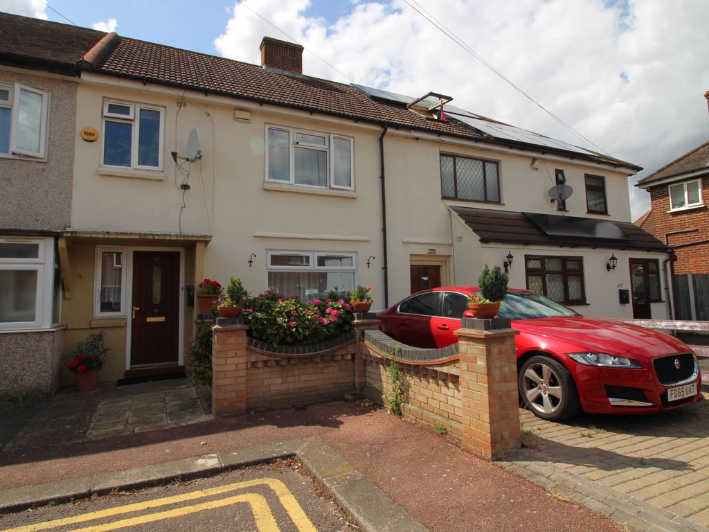 3 bed terraced house for sale in Hooks Hall Drive, Dagenham RM10, £