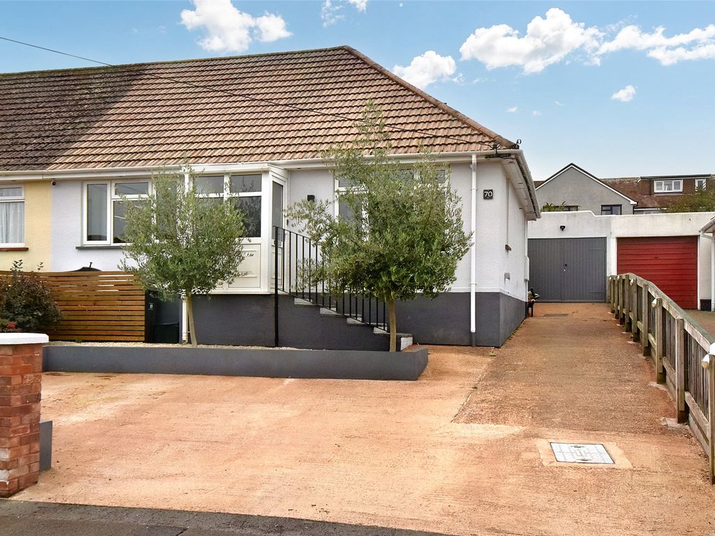 2 bed bungalow for sale in Elmfield Crescent, Exmouth, Devon EX8, £