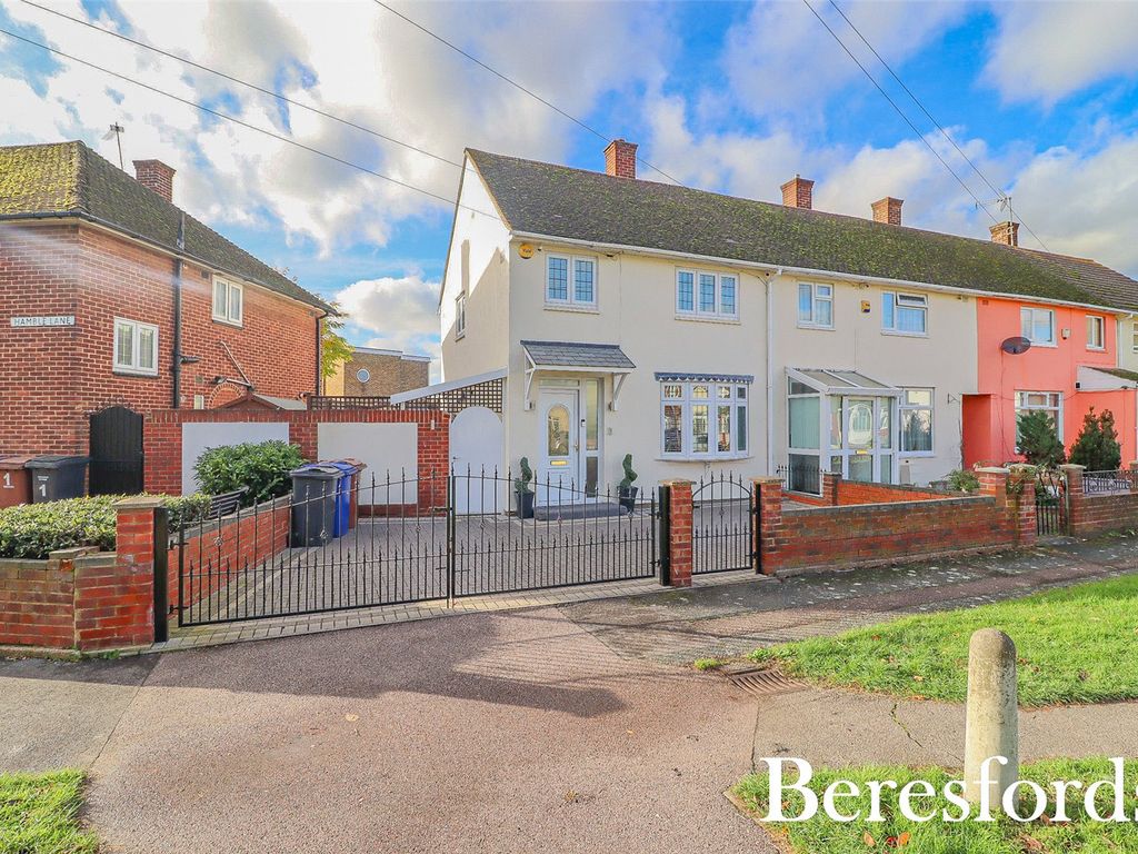2 bed end terrace house for sale in Hamble Lane, South Ockendon RM15, £