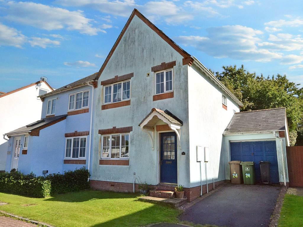 3 bed semidetached house for sale in Cunliffe Avenue, Plymouth, Devon