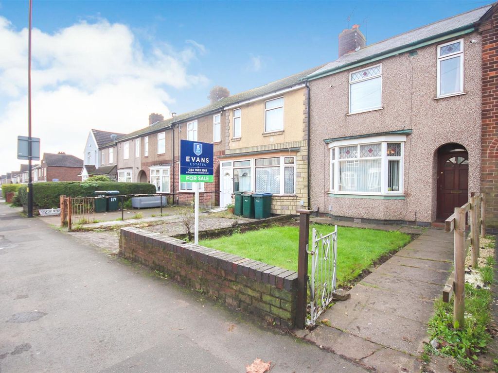 3 bed terraced house for sale in Burnaby Road, Radford, Coventry CV6, £