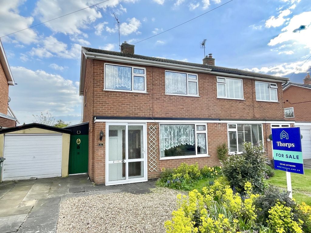 3 bed semidetached house for sale in Brooklands Road, Cosby, Leicester