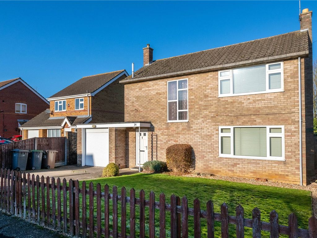 3 bed detached house for sale in Elmtree Road, Ruskington, Sleaford, Lincolnshire NG34, £240,000