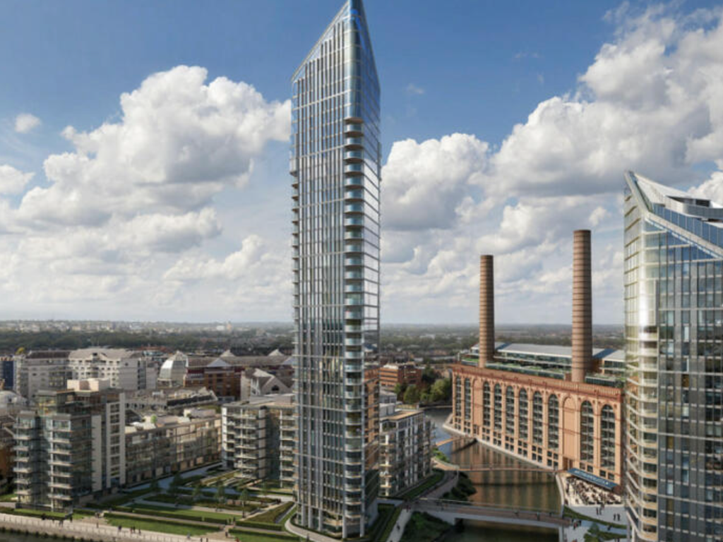 New home, 4 bed flat for sale in Lots Road, Chelsea, London SW10, £