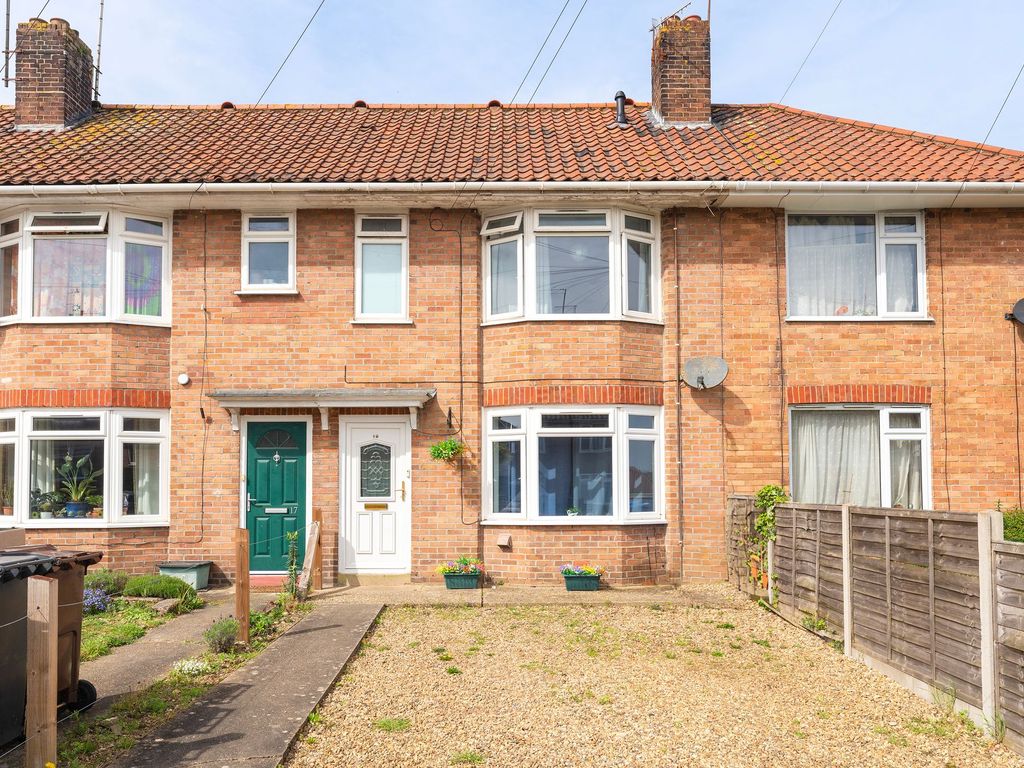 3 bed terraced house for sale in Jex Avenue, New Costessey, Norwich NR5