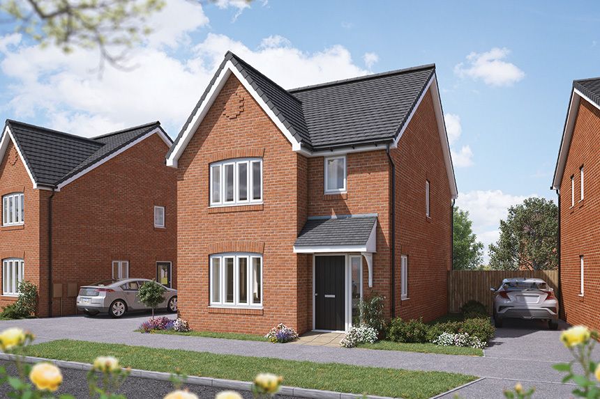 New home, 3 bed detached house for sale in "The Cypress" at Hook Lane