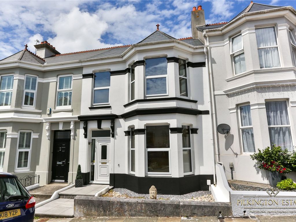 3 bed terraced house for sale in Rosslyn Park Road, Plymouth, Devon PL3