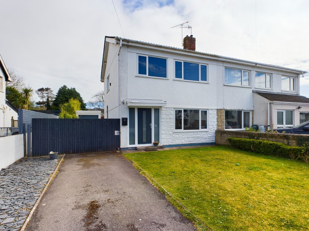 3 bed semidetached house for sale in Linkside Drive, Pennard, Swansea