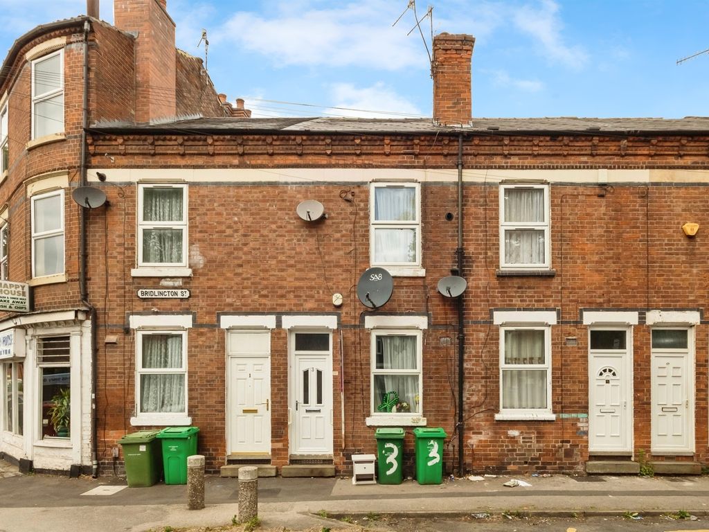 3 bed terraced house for sale in Bridlington Street, Nottingham NG7, £