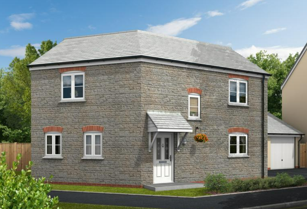 New home, 4 bed detached house for sale in "The Dalton Charter Walk" at Charter Way, Liskeard