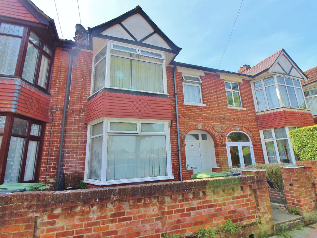 3 bed terraced house for sale in Kipling Road, Portsmouth PO2, £295,000
