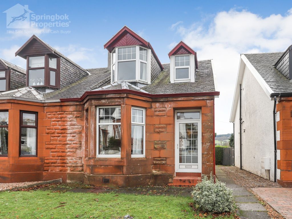 3 bed semidetached house for sale in Campbell Street, Darvel, Ayrshire