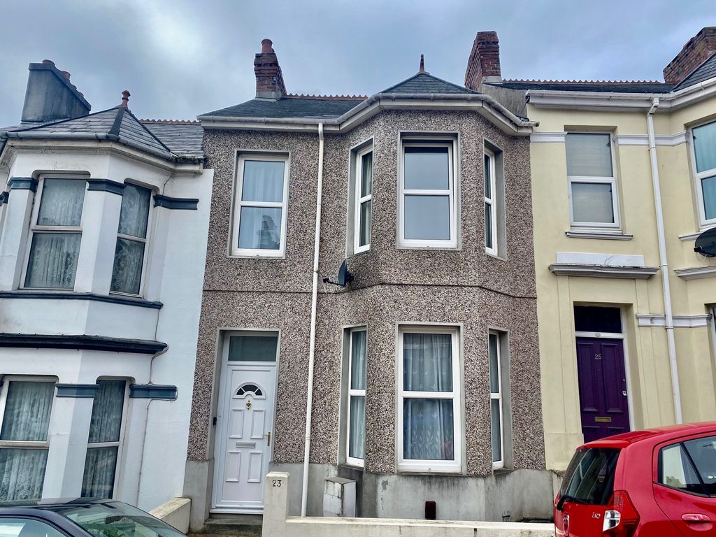 3 bed terraced house for sale in Rosebery Avenue, Plymouth PL4, £