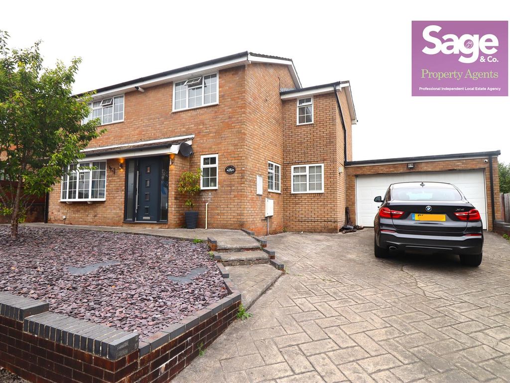 4 bed detached house for sale in Glanrhyd, Coed Eva, Cwmbran NP44, £