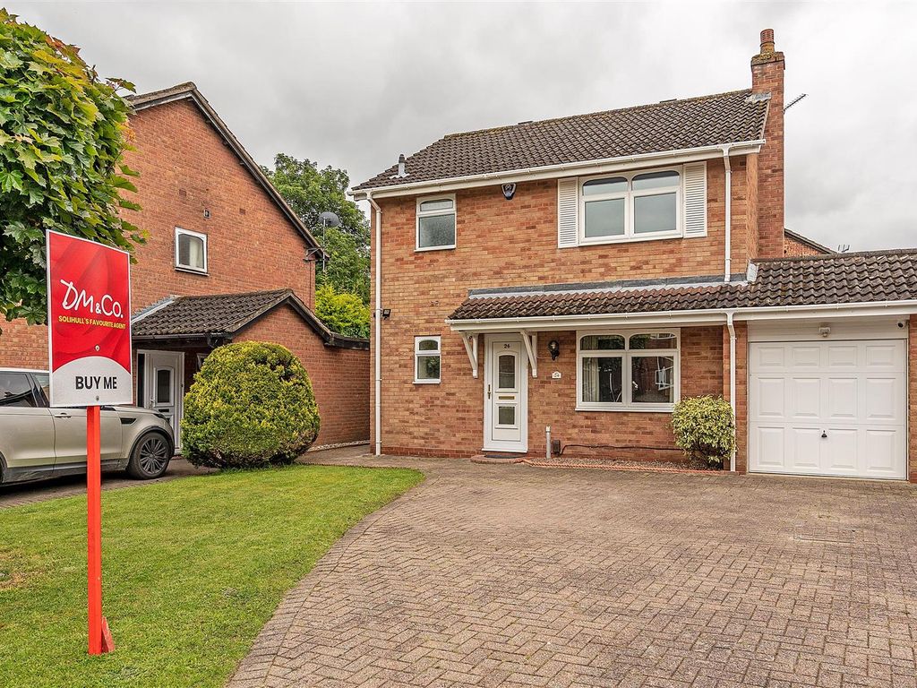 3 bed linkdetached house for sale in Framefield Drive, Solihull B91, £