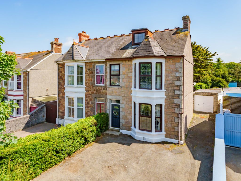5 bed semidetached house for sale in Roskear, Camborne, Cornwall TR14