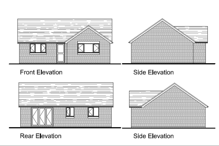 New home, 2 bed detached bungalow for sale in Bentleys Road, Market