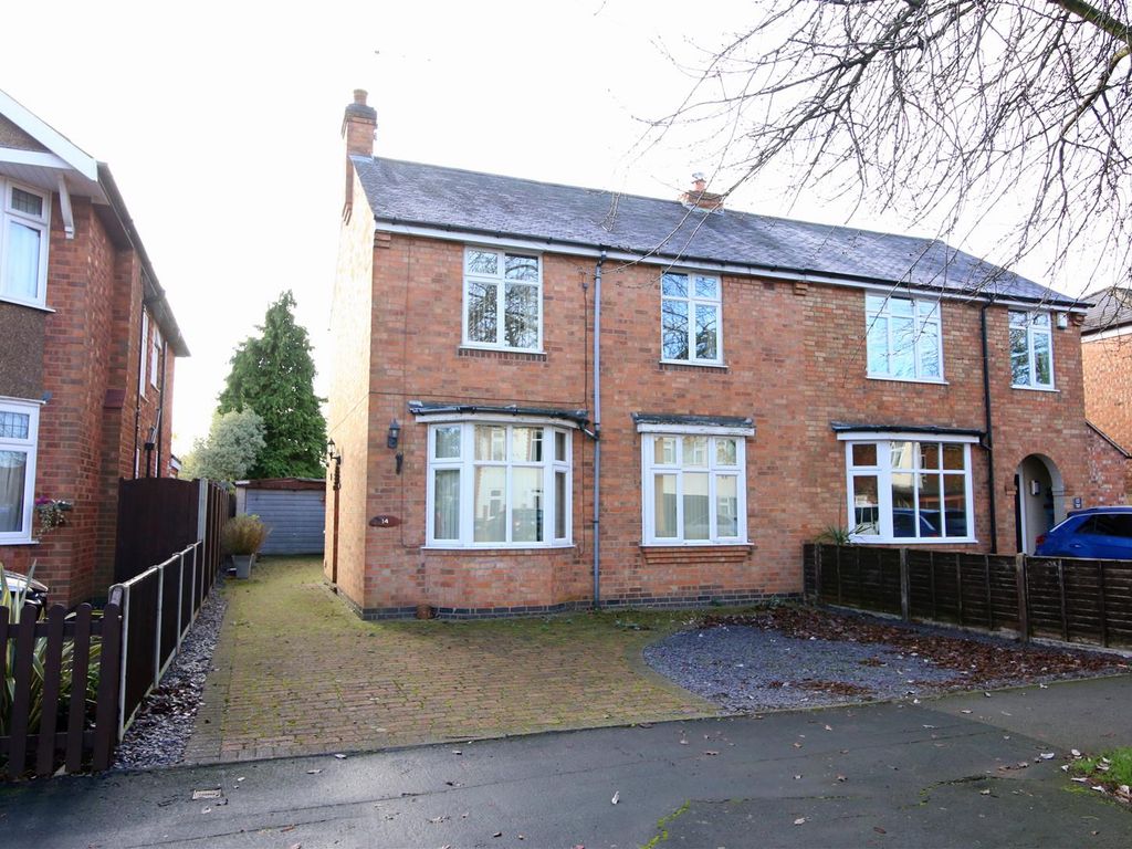 3 bed semidetached house for sale in Warren Road, Hillmorton, Rugby