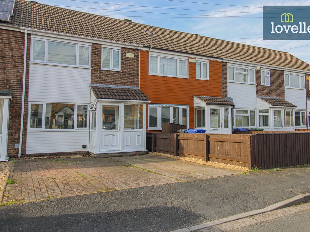 2 bed terraced house for sale in Newbury Avenue, Great Coates DN37, £