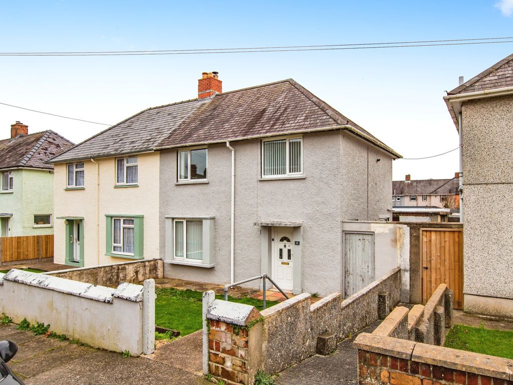 3 bed semidetached house for sale in Cromwell Street, Pembroke Dock, Pembrokeshire SA72, £