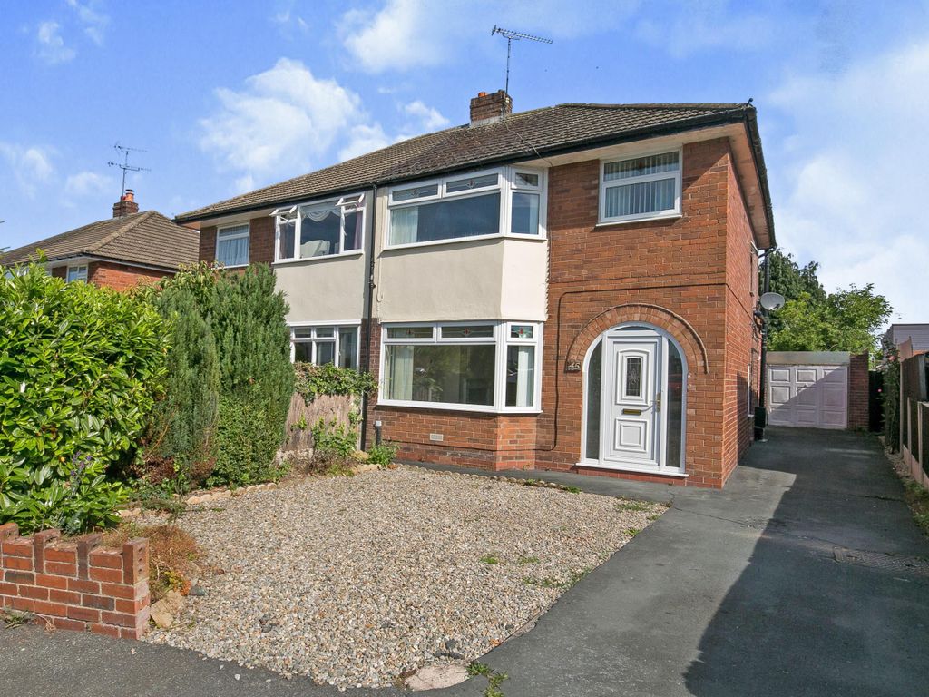 3 bed semidetached house for sale in Lache Hall Crescent, Chester CH4