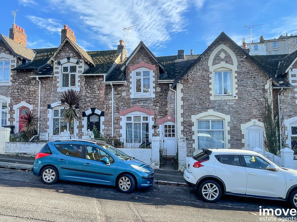 2 bed terraced house for sale in Princes Road, Torquay TQ1, £190,000