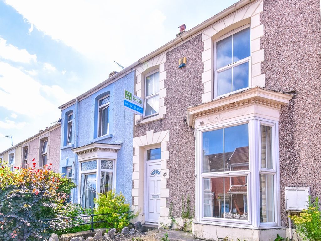 4 bed terraced house for sale in Rhyddings Park Road, Brynmill, Swansea