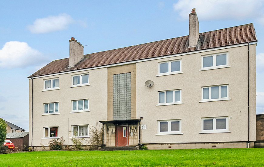 2 bed flat for sale in Clark Street, Airdrie ML6, £65,000 Zoopla