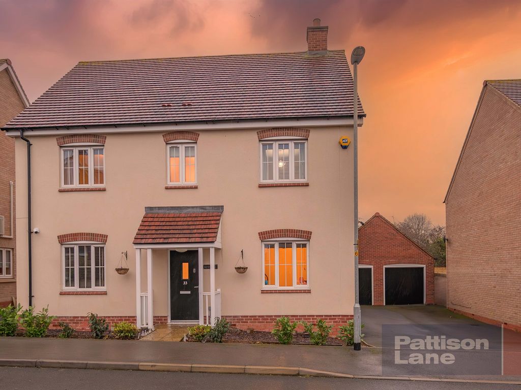 4 bed detached house for sale in Arden Road, Desborough, Kettering NN14