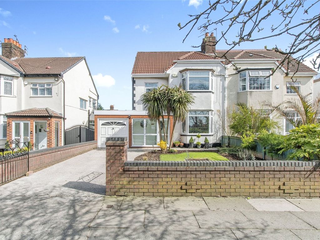 3 bed semidetached house for sale in Queens Drive, Liverpool L15, £