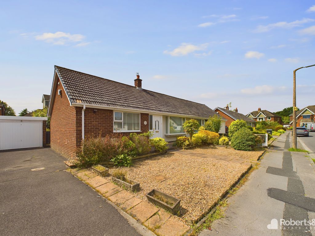 2 bed semidetached bungalow for sale in Moorhey Crescent, Penwortham, Preston PR1, £185,000