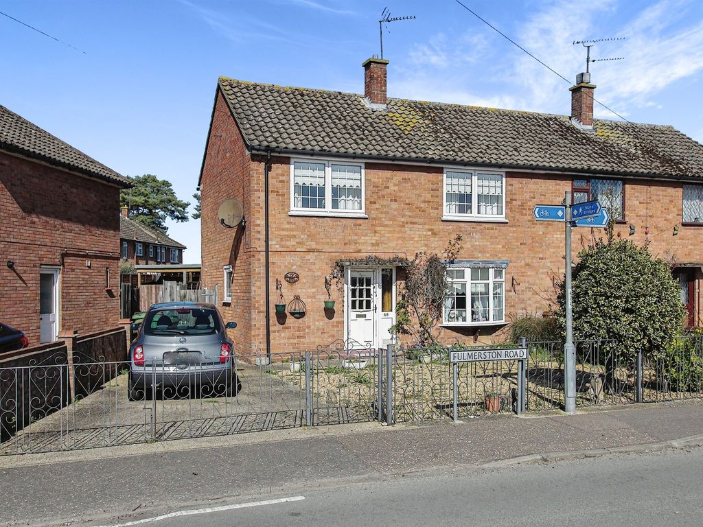 3 bed semidetached house for sale in Fulmerston Road, Thetford IP24