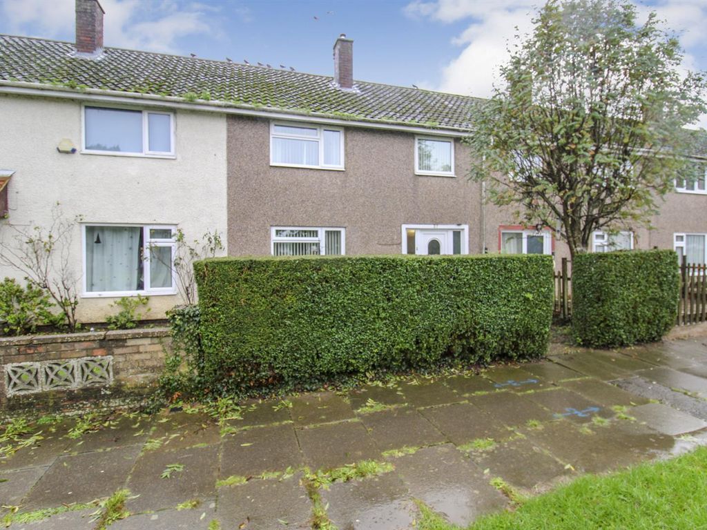 3 bed terraced house for sale in Glastonbury Road, Corby NN18, £205,000