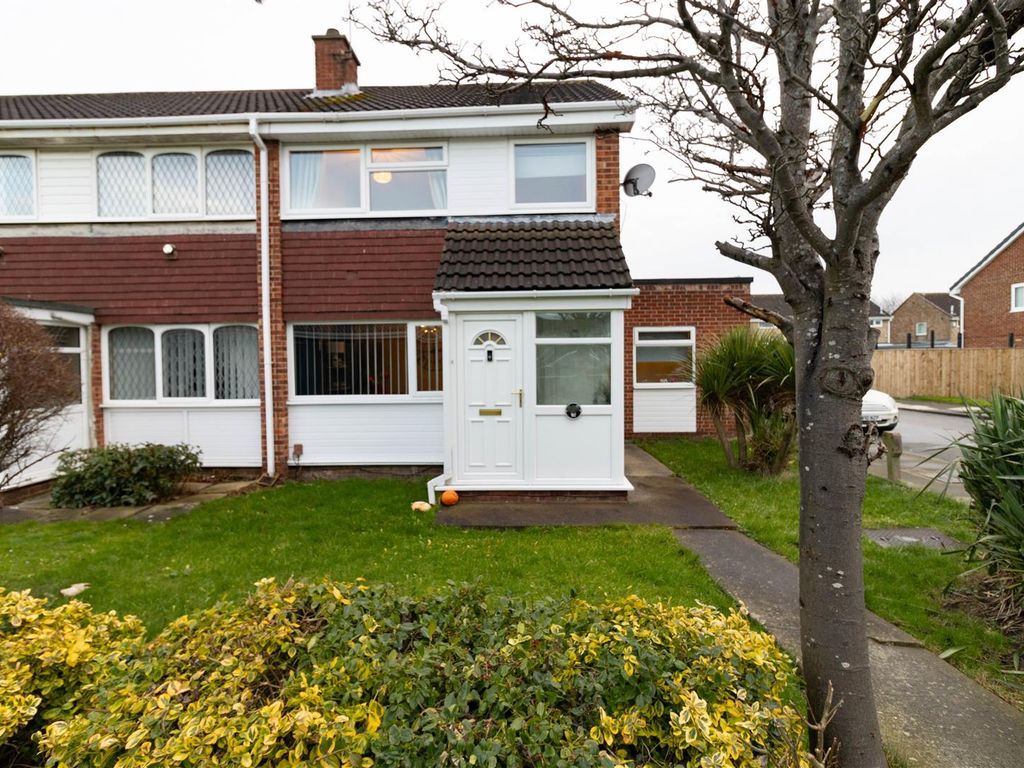 3 bed end terrace house for sale in Basil Way, South Shields NE34, £