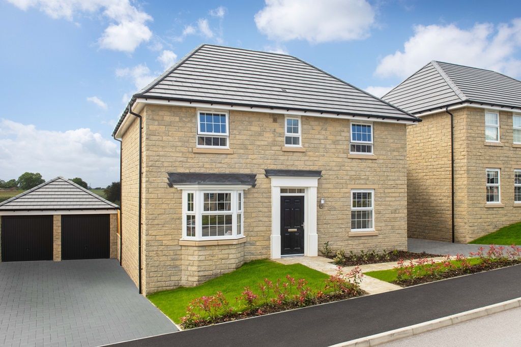 New home, 4 bed detached house for sale in "Bradgate" at Scotgate Road